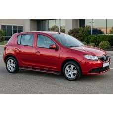 Боковые Подножки Maya Red (2 шт., Алюминий) для Dacia Sandero 2013-2020 гг