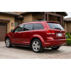 Бокові пороги Maya Red (2 шт., алюміній) для Fiat Freemont 2011-2016 рр