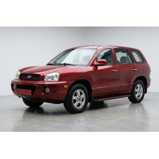 Боковые Подножки Maya Red (2 шт., Алюминий) для Hyundai Santa Fe 1 2000-2006 гг