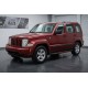 Боковые Подножки Maya Red (2 шт., Алюминий) для Jeep Cherokee/Liberty 2007-2013 гг