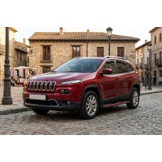 Бокові пороги Maya Red (2 шт., алюміній) для Jeep Cherokee KL 2013- рр