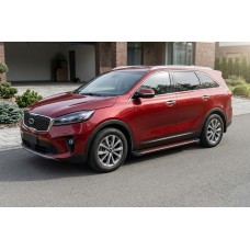 Боковые Подножки Maya Red (2 шт., Алюминий) для Kia Sorento III UM 2014-2020 гг