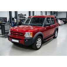 Боковые Подножки Maya Red (2 шт., Алюминий) для Land Rover Discovery III 2004–2009 гг