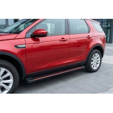 Боковые Подножки Maya Red (2 шт., Алюминий) 2014-2019 для Land Rover Discovery Sport 2014- гг