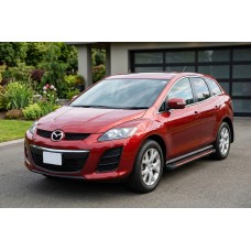 Бокові пороги Maya Red (2 шт., алюміній) для Mazda CX-7 2006-2012 рр
