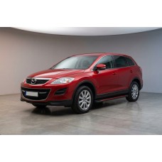 Бокові пороги Maya Red (2 шт., алюміній) для Mazda CX-9 2007-2016 рр
