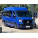 Бокові пороги Maya Red (2 шт., алюміній) Середня база для Mercedes Sprinter W907/W910 2018- рр