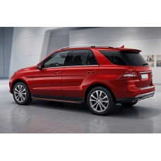 Боковые Подножки Maya Red (2 шт., Алюминий) для Mercedes GLE/ML class W166 2011-2018 гг
