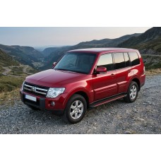 Боковые Подножки Maya Red (2 шт., Алюминий) для Mitsubishi Pajero Wagon IV 2006-2021 гг