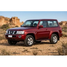 Бокові пороги Maya Red (2 шт., алюміній) для Nissan Patrol Y61 1997-2011 рр