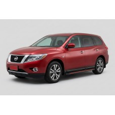 Боковые Подножки Maya Red (2 шт., Алюминий) для Nissan Pathfinder R52 2012-2021 гг