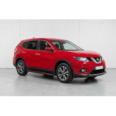 Бокові пороги Maya Red (2 шт., алюміній) для Nissan X-trail T32/Rogue 2014-2021 рр