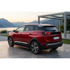 Бокові пороги Maya Red (2 шт., алюміній) для Peugeot 3008 2016-2023 рр