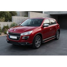 Боковые Подножки Maya Red (2 шт., Алюминий) для Peugeot 4008 2012-2017 гг