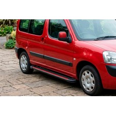Боковые Подножки Maya Red (2 шт., Алюминий) для Peugeot Partner 1996-2008 гг