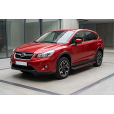 Бокові пороги Maya Red (2 шт., алюміній) для Subaru XV 2011-2017 рр