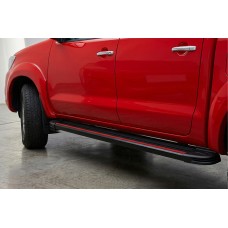 Боковые Подножки Maya Red (2 шт., Алюминий) для Toyota Hilux 2006-2015 гг