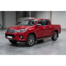 Боковые Подножки Maya Red (2 шт., Алюминий) для Toyota Hilux 2015- гг