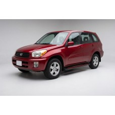 Бокові пороги Maya Red (2 шт., алюміній) для Toyota Rav 4 2001-2005 рр