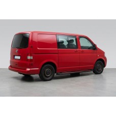 Бокові пороги Maya Red (2 шт., алюміній) Довга база для Volkswagen T5 Transporter 2003-2010 рр