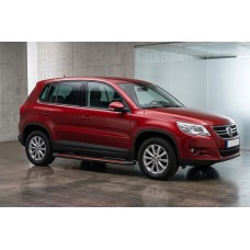 Боковые Подножки Maya Red (2 шт., Алюминий) для Volkswagen Tiguan 2007-2016 гг