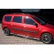 Боковые трубы (2 шт., нержавейка) 60 мм, голые трубы для Lada Largus 2012- гг