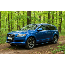 Боковые Подножки Maya Blue (2 шт., Алюминий) для Ауди Q7 2005-2015 гг