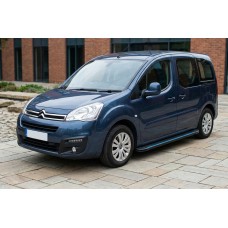 Бокові пороги Maya Blue (2 шт., алюміній) для Citroen Berlingo 2008-2018 рр