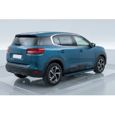 Боковые Подножки Maya Blue (2 шт., Алюминий) для Citroen C5 Aircross 2017-2025 гг