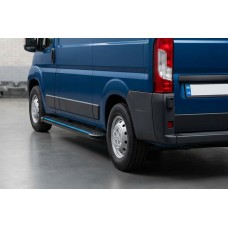 Боковые Подножки Maya Blue (2 шт., Алюминий) Длинная База для Citroen Jumper 2007-2025 гг