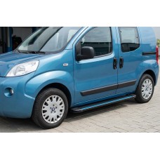 Бокові пороги Maya Blue (2 шт., алюміній) для Citroen Nemo 2007-2017 рр