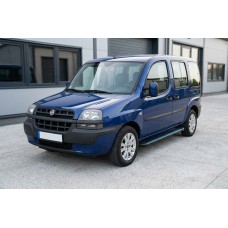 Боковые Подножки Maya Blue (2 шт., Алюминий) для Fiat Doblo I 2001-2005 гг