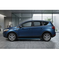 Боковые Подножки Maya Blue (2 шт., Алюминий) для Ford Kuga 2008-2013 гг
