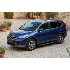 Бокові пороги Maya Blue (2 шт., алюміній) для Honda CRV 2012-2016 рр