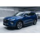 Боковые Подножки Maya Blue (2 шт., Алюминий) для Hyundai Santa Fe 4 2018-2023 гг