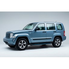 Бокові пороги Maya Blue (2 шт., алюміній) для Jeep Cherokee/Liberty 2007-2013 рр