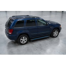 Бокові пороги Maya Blue (2 шт., алюміній) для Jeep Grand Cherokee WK 2004-2010 рр