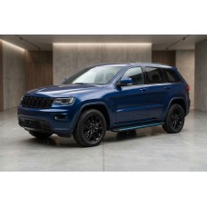 Бокові пороги Maya Blue (2 шт., алюміній) для Jeep Grand Cherokee WK2 2010-2021 рр