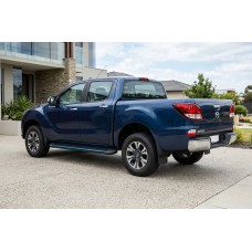 Боковые Подножки Maya Blue (2 шт., Алюминий) для Mazda BT-50 2012- гг