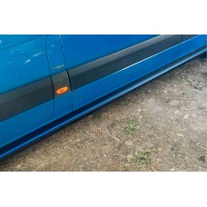 Бокові пороги Maya Blue (2 шт., алюміній) Long/ExtraLong для Mercedes Sprinter W906 2006-2018 рр
