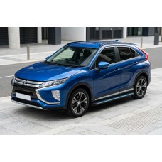 Боковые Подножки Maya Blue (2 шт., Алюминий) для Mitsubishi Eclipse Cross 2017- гг