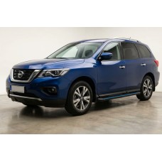 Боковые Подножки Maya Blue (2 шт., Алюминий) для Nissan Pathfinder R52 2012-2021 гг