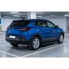 Боковые Подножки Maya Blue (2 шт., Алюминий) для Opel Grandland X 2017- гг