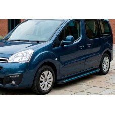 Боковые Подножки Maya Blue (2 шт., Алюминий) для Peugeot Partner Tepee 2008-2018 гг