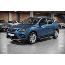 Бокові пороги Maya Blue (2 шт., алюміній) для Seat Arona 2017- рр