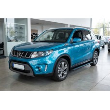 Бокові пороги Maya Blue (2 шт., алюміній) для Suzuki Vitara 2015- рр