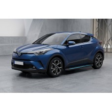 Бокові пороги Maya Blue (2 шт., алюміній) для Toyota C-HR 2016-2023 рр