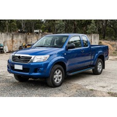 Боковые Подножки Maya Blue (2 шт., Алюминий) для Toyota Hilux 2006-2015 гг
