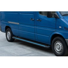 Боковые Подножки Maya Blue (2 шт., Алюминий) Длинная База для Volkswagen LT 1995-2006 гг