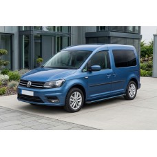 Бокові пороги Maya Blue (2 шт., алюміній) Максі база для Volkswagen Caddy 2015-2020 рр